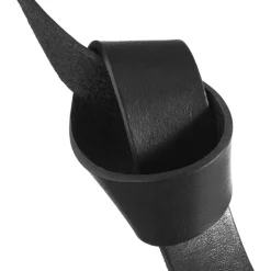 Jeans Belt - Black/Brass