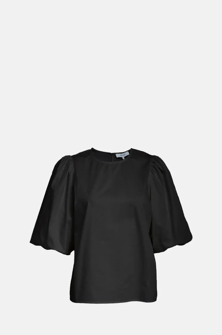 Joa Short Sleeve Blouse - Black