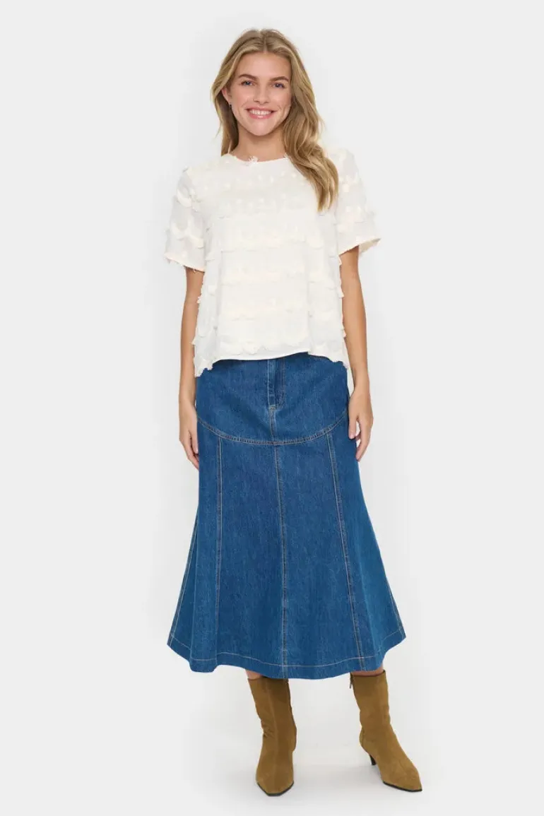 Johanette Blouse - Ice