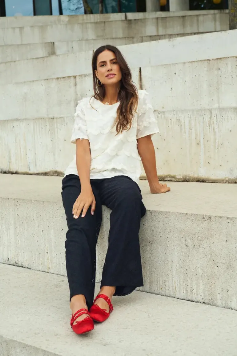Johanette Blouse - Ice