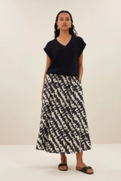 Juta Shade Skirt - Shade Print