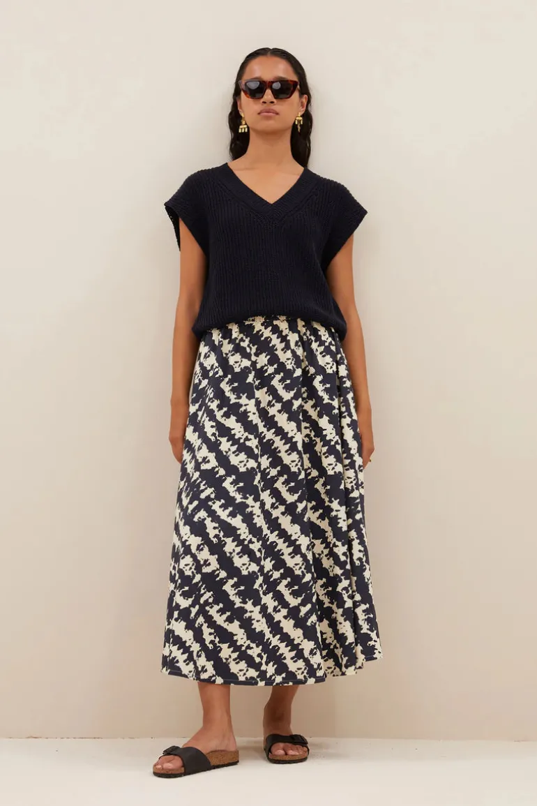 Juta Shade Skirt - Shade Print