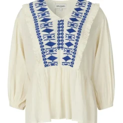Kanpur Blouse 3/4 - Blue