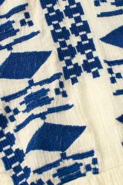 Kanpur Blouse 3/4 - Blue