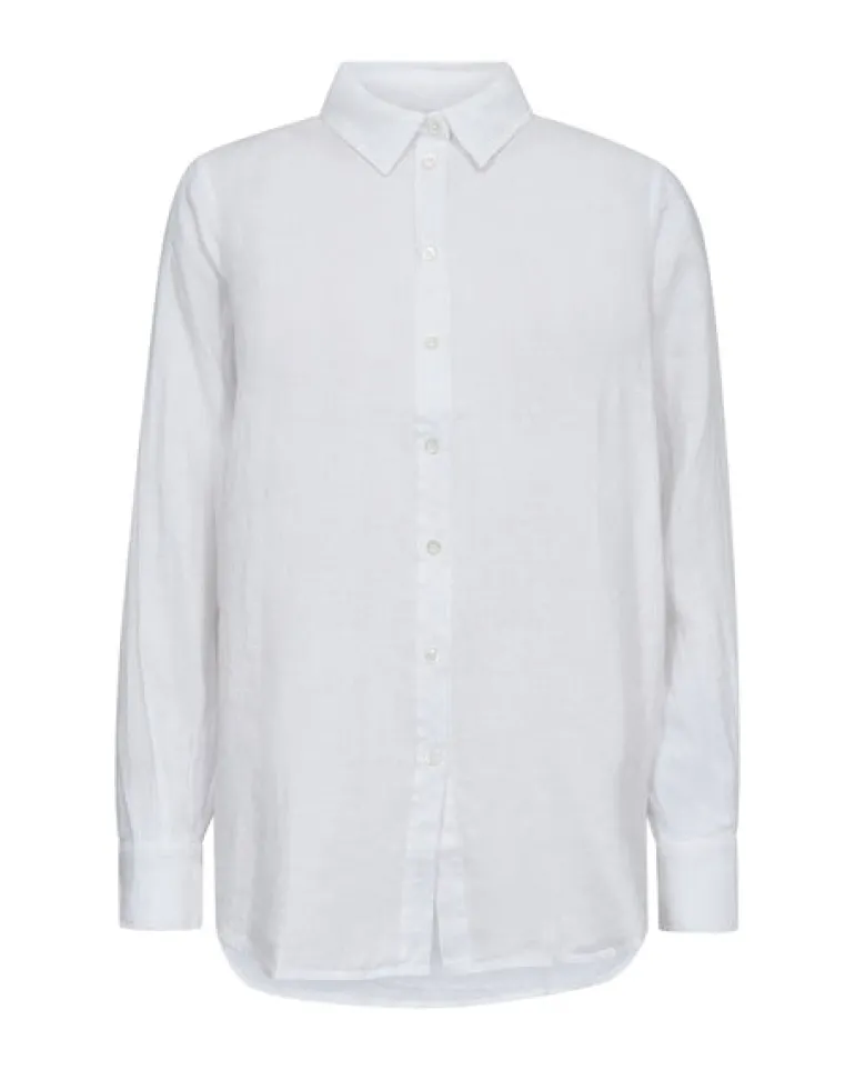 Karli Linen Shirt - White