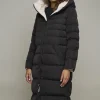 Keila Reversible Coat - Black/Angora