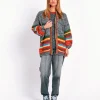 Kenlo Cardi - Grey stripe