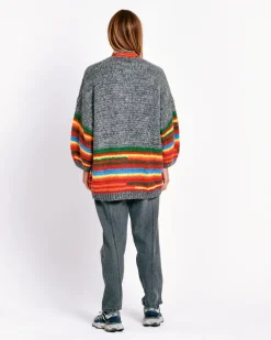 Kenlo Cardi - Grey stripe