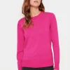 Kila LS Shimmer Pullover - Fuchsia Fedora