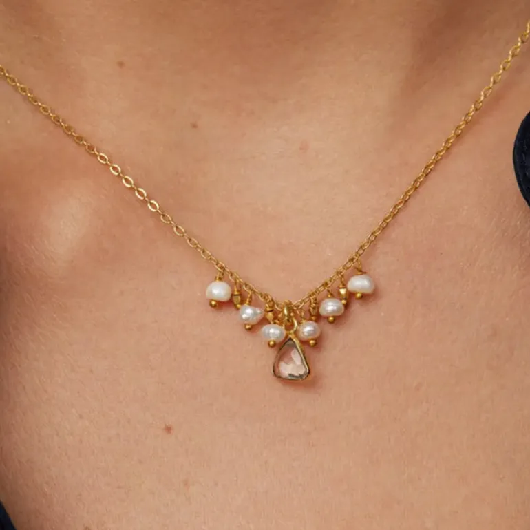 Lacey Necklace - White