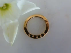 Laugh sentiment disc - Gold