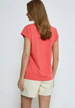 Leti Tee - Hot Coral