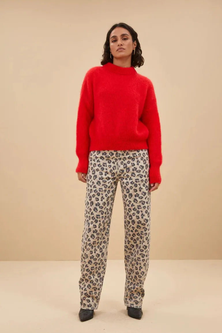 Lew Cheetah Pants - Cheetah Print