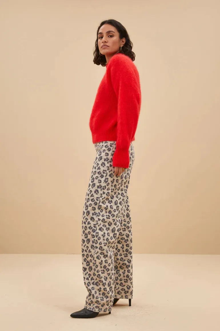 Lew Cheetah Pants - Cheetah Print