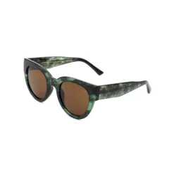 Lilly Sunglasses - Green/Marble Transparent
