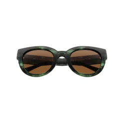 Lilly Sunglasses - Green/Marble Transparent