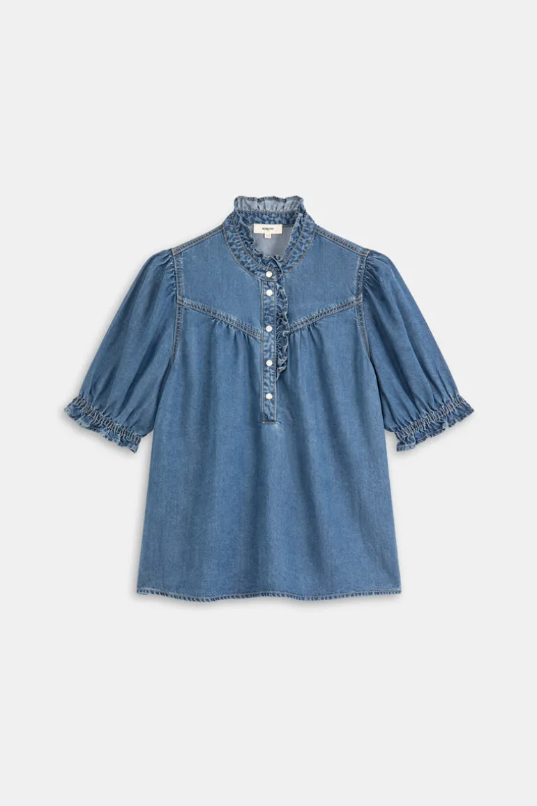 Louise Blouse - Blue Jeans