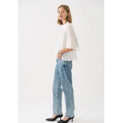 Louise Blouse SS - White