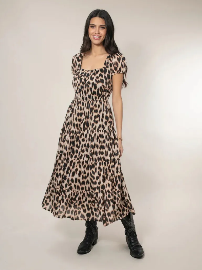 Martha Tiered Dress - Leo
