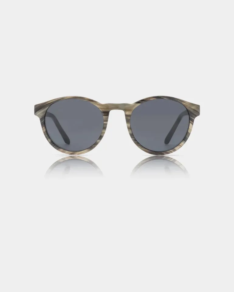 Marvin Sunglasses - Striped Horn