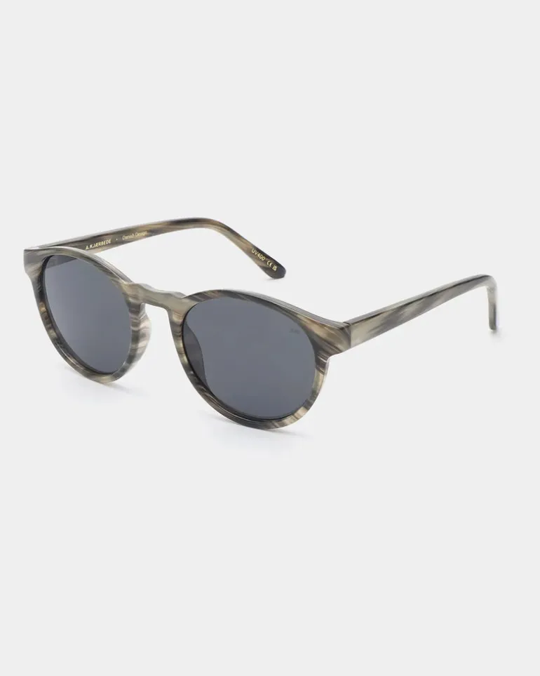 Marvin Sunglasses - Striped Horn