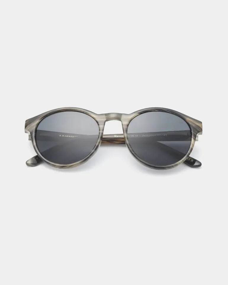 Marvin Sunglasses - Striped Horn