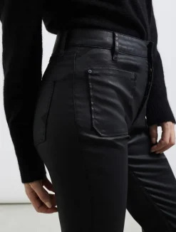 Mercy Coated Jeans - Black