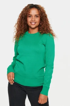 Mila Pullover - Verdant Green Melange