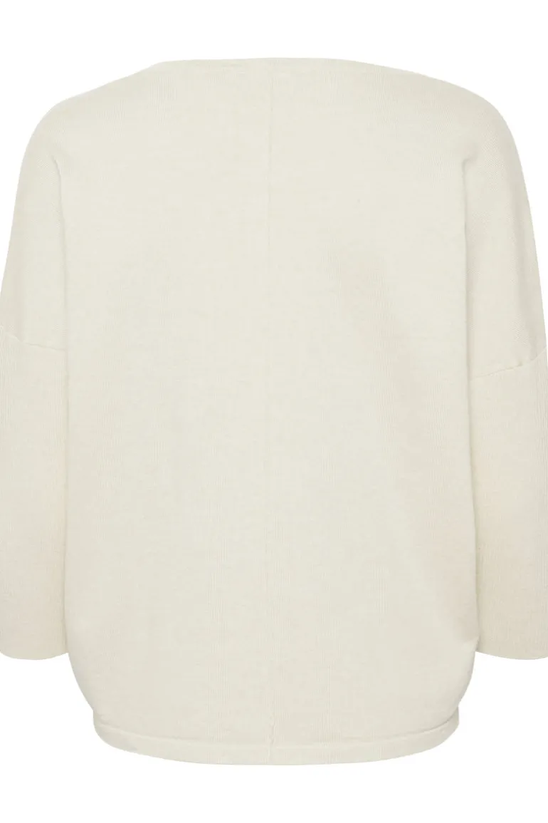 Mila R-Neck Pullover - Ice