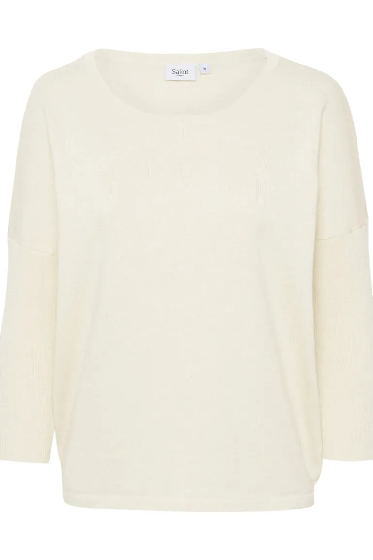 Mila R-Neck Pullover - Ice