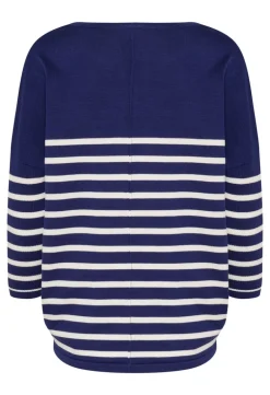 Mila R-neck St. Pullover - Midnight Sail
