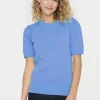 Mila SS Pullover - Dutch Blue Melange