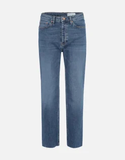 Milo High Waisted Straight Jeans - Denim V239