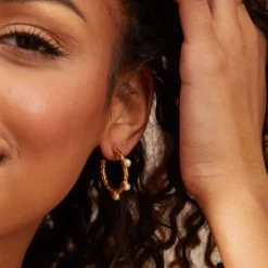 Mini Cruise Earrings - Freshwater Pearl