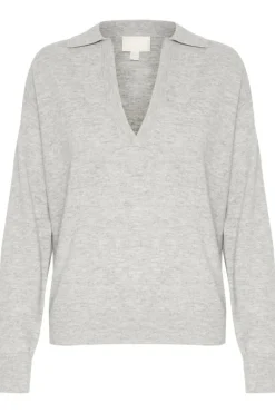 Molina Polo Pullover - Porpoise Melange