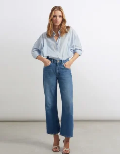 Nady Wide Leg Jeans - Blue