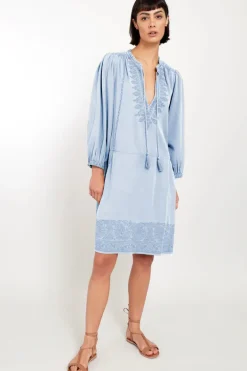 Nia Dress - Blue