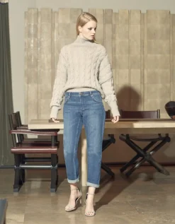 Nina Boyfriend Jeans - Denim V239