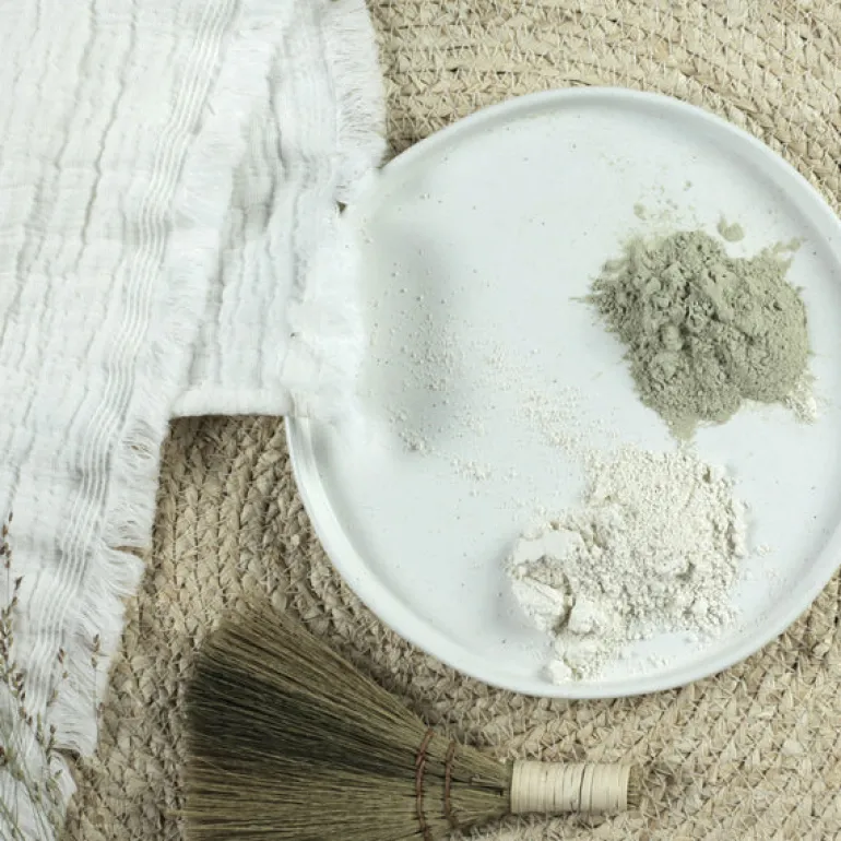 Nude No 0 Green French Clay Face Mask Set