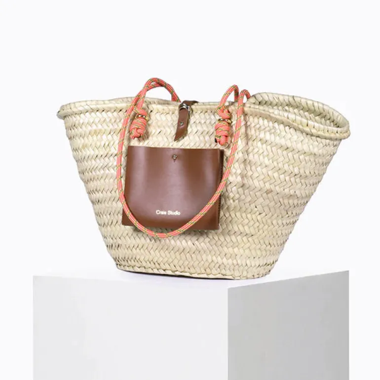 Panier Calanques Bag - Tan Rose