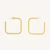 Pd Squared Earring M - Gold