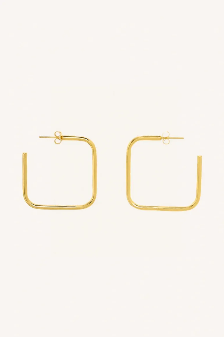 Pd Squared Earring M - Gold
