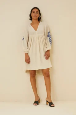 Philou Slub Dress - Sand