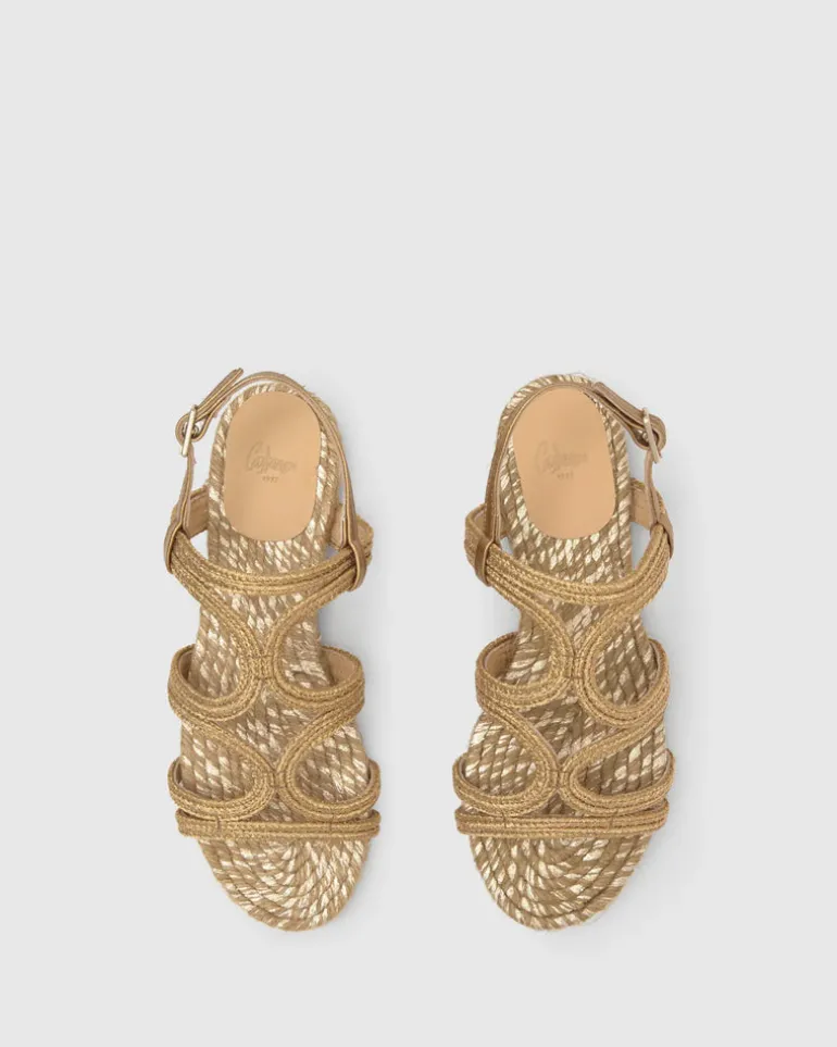 Pitra Flat Sandal - Oro