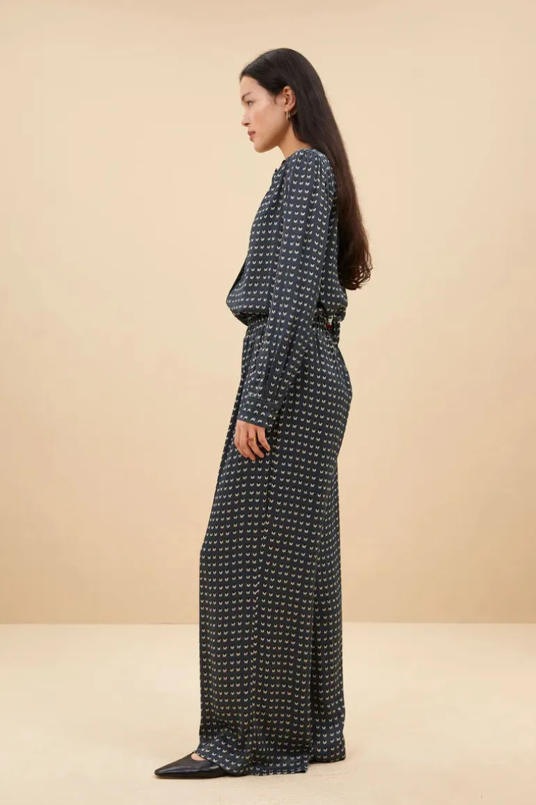 Ribbe Rastre Blouse - Rastre Print