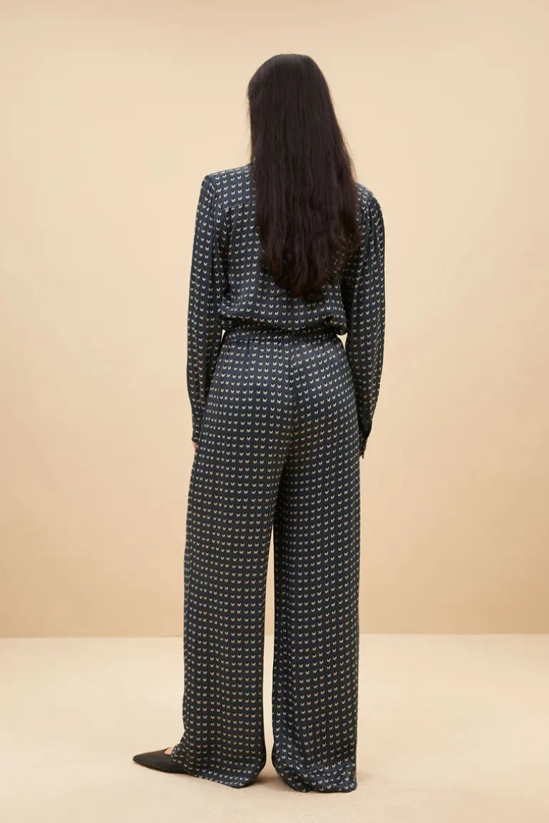 Ribbe Rastre Blouse - Rastre Print