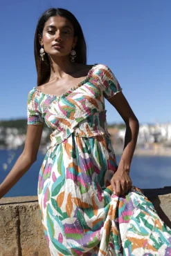 Roma Long Dress - Multi