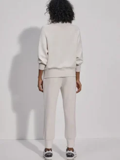 Roxbury Zip Through - Ivory Marl