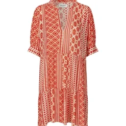 Sabine Short Dress SS - Red