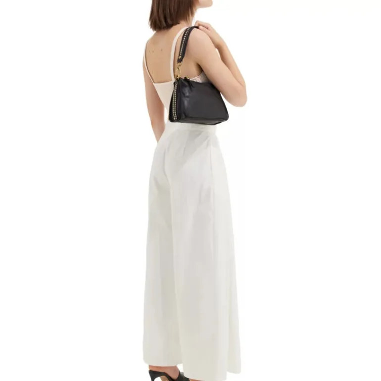 Side Studded Crossbody Bag - Grey